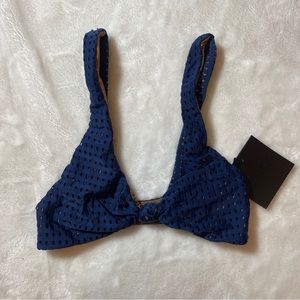 NWT Acacia Swimwear XS/P Ocean Mesh Spain top